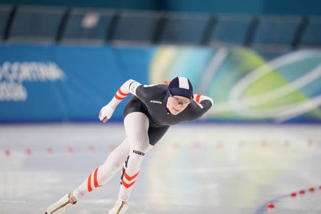 OLYMPICS - Winter Olympic Games, Olympische Spiele, Olympia, OS Milano Cortina 2026 MILAN,ITALY,20.FEB.26 - OLYMPICS, Speed skating, Eisschnelllauf - Winter Olympic Games Milano Cortina 2026, 1500m, women. Image shows Jeannine Rosner (AUT).  GEPAxpictures xRanjithxKumar