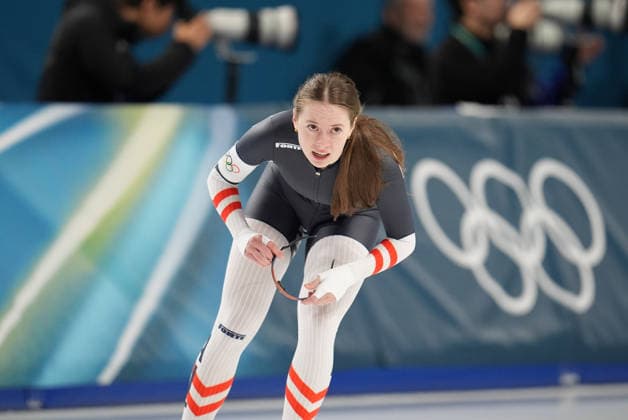 OLYMPICS - Winter Olympic Games, Olympische Spiele, Olympia, OS Milano Cortina 2026 MILAN,ITALY,20.FEB.26 - OLYMPICS, Speed skating, Eisschnelllauf - Winter Olympic Games Milano Cortina 2026, 1500m, women. Image shows Jeannine Rosner (AUT).  GEPAxpictures xRanjithxKumar