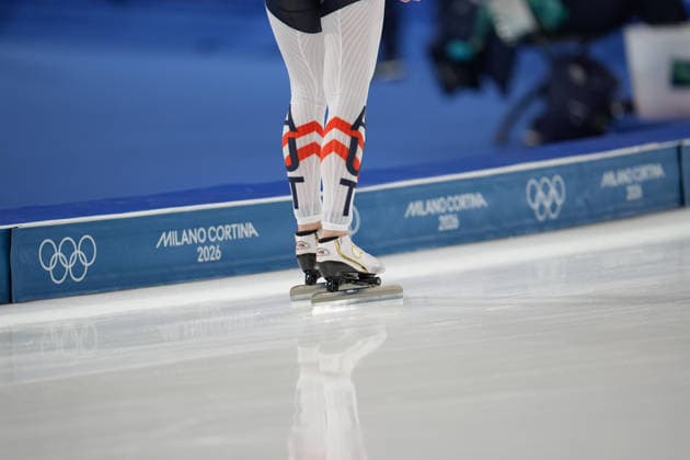 OLYMPICS - Winter Olympic Games, Olympische Spiele, Olympia, OS Milano Cortina 2026 MILAN,ITALY,20.FEB.26 - OLYMPICS, Speed skating, Eisschnelllauf - Winter Olympic Games Milano Cortina 2026, 1500m, women. Image shows a feature of Jeannine Rosner (AUT).  GEPAxpictures xRanjithxKumar