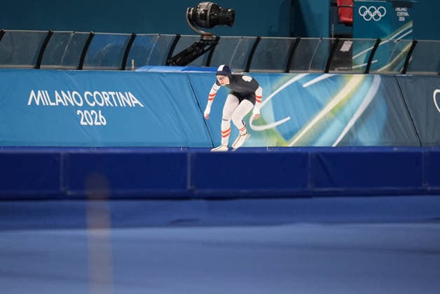 OLYMPICS - Winter Olympic Games, Olympische Spiele, Olympia, OS Milano Cortina 2026 MILAN,ITALY,20.FEB.26 - OLYMPICS, Speed skating, Eisschnelllauf - Winter Olympic Games Milano Cortina 2026, 1500m, women. Image shows Jeannine Rosner (AUT).  GEPAxpictures xRanjithxKumar