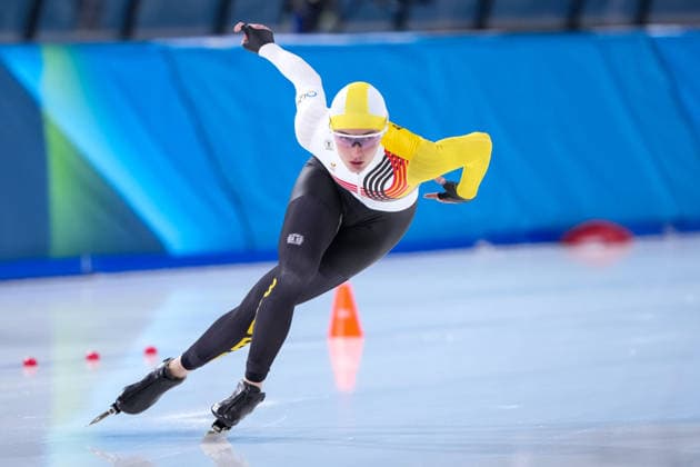 2026-02-20 - Milano Cortina 2026 Winter Olympics 1500m Women MILAN, ITALY - FEBRUARY 20: Isabelle Van Elst of Belgium during the 1500m Women on day 16 of the Milano Cortina 2026 Winter Olympics at the Milano Speed skating, Eisschnelllauf Arena on February 20, 2026 in Milan, Italy Milan Milano Speed Skating Arena Italy Content not available for redistribution in The Netherlands directly or indirectly through any third parties. Copyright: xAndrexWeeningx