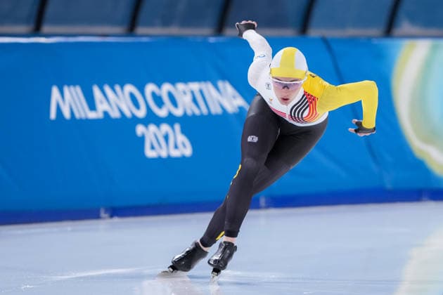 2026-02-20 - Milano Cortina 2026 Winter Olympics 1500m Women MILAN, ITALY - FEBRUARY 20: Isabelle Van Elst of Belgium during the 1500m Women on day 16 of the Milano Cortina 2026 Winter Olympics at the Milano Speed skating, Eisschnelllauf Arena on February 20, 2026 in Milan, Italy Milan Milano Speed Skating Arena Italy Content not available for redistribution in The Netherlands directly or indirectly through any third parties. Copyright: xAndrexWeeningx
