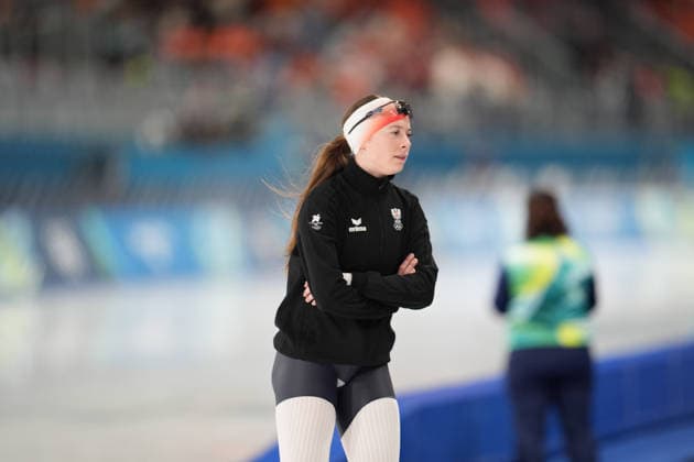 OLYMPICS - Winter Olympic Games, Olympische Spiele, Olympia, OS Milano Cortina 2026 MILAN,ITALY,20.FEB.26 - OLYMPICS, Speed skating, Eisschnelllauf - Winter Olympic Games Milano Cortina 2026, 1500m, women. Image shows Jeannine Rosner (AUT).  GEPAxpictures xRanjithxKumar