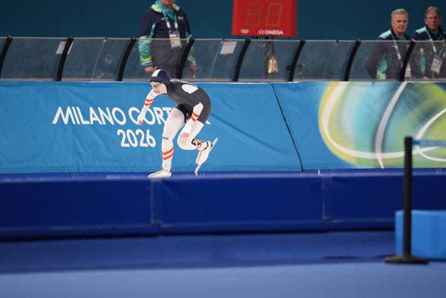 OLYMPICS - Winter Olympic Games, Olympische Spiele, Olympia, OS Milano Cortina 2026 MILAN,ITALY,20.FEB.26 - OLYMPICS, Speed skating, Eisschnelllauf - Winter Olympic Games Milano Cortina 2026, 1500m, women. Image shows Jeannine Rosner (AUT).  GEPAxpictures xRanjithxKumar