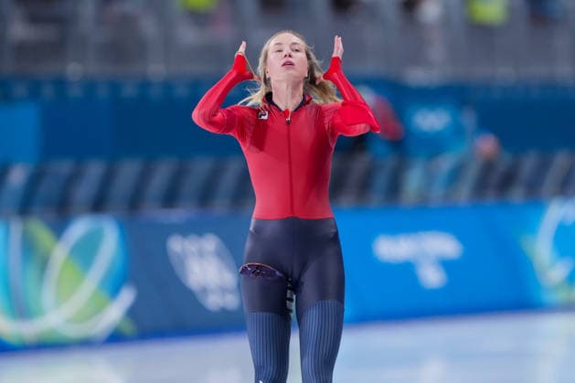 2026-02-20 - Milano Cortina 2026 Winter Olympics 1500m Women MILAN, ITALY - FEBRUARY 20: Ragne Wiklund of Norway during the 1500m Women on day 16 of the Milano Cortina 2026 Winter Olympics at the Milano Speed skating, Eisschnelllauf Arena on February 20, 2026 in Milan, Italy Milan Milano Speed Skating Arena Italy Content not available for redistribution in The Netherlands directly or indirectly through any third parties. Copyright: xAndrexWeeningx