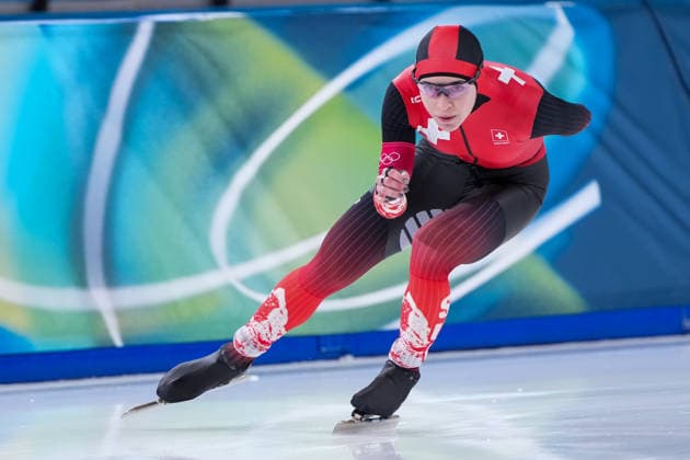 2026-02-20 - Milano Cortina 2026 Winter Olympics 1500m Women MILAN, ITALY - FEBRUARY 20: Kaitlyn McGregor of Switzerland during the 1500m Women on day 16 of the Milano Cortina 2026 Winter Olympics at the Milano Speed skating, Eisschnelllauf Arena on February 20, 2026 in Milan, Italy Milan Milano Speed Skating Arena Italy Content not available for redistribution in The Netherlands directly or indirectly through any third parties. Copyright: xAndrexWeeningx