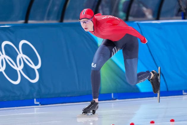 2026-02-20 - Milano Cortina 2026 Winter Olympics 1500m Women MILAN, ITALY - FEBRUARY 20: Ragne Wiklund of Norway during the 1500m Women on day 16 of the Milano Cortina 2026 Winter Olympics at the Milano Speed skating, Eisschnelllauf Arena on February 20, 2026 in Milan, Italy Milan Milano Speed Skating Arena Italy Content not available for redistribution in The Netherlands directly or indirectly through any third parties. Copyright: xAndrexWeeningx
