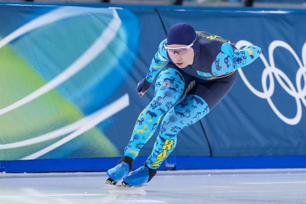 2026-02-20 - Milano Cortina 2026 Winter Olympics 1500m Women MILAN, ITALY - FEBRUARY 20: Nadezhda Morozova of Kazakhstan during the 1500m Women on day 16 of the Milano Cortina 2026 Winter Olympics at the Milano Speed skating, Eisschnelllauf Arena on February 20, 2026 in Milan, Italy Milan Milano Speed Skating Arena Italy Content not available for redistribution in The Netherlands directly or indirectly through any third parties. Copyright: xAndrexWeeningx