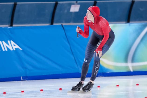 2026-02-20 - Milano Cortina 2026 Winter Olympics 1500m Women MILAN, ITALY - FEBRUARY 20: Ragne Wiklund of Norway during the 1500m Women on day 16 of the Milano Cortina 2026 Winter Olympics at the Milano Speed skating, Eisschnelllauf Arena on February 20, 2026 in Milan, Italy Milan Milano Speed Skating Arena Italy Content not available for redistribution in The Netherlands directly or indirectly through any third parties. Copyright: xAndrexWeeningx