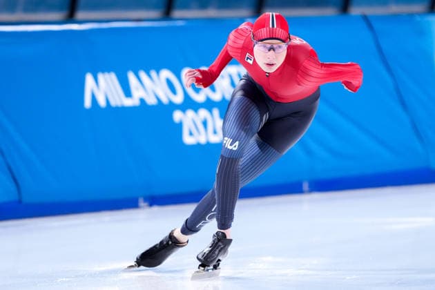 2026-02-20 - Milano Cortina 2026 Winter Olympics 1500m Women MILAN, ITALY - FEBRUARY 20: Ragne Wiklund of Norway during the 1500m Women on day 16 of the Milano Cortina 2026 Winter Olympics at the Milano Speed skating, Eisschnelllauf Arena on February 20, 2026 in Milan, Italy Milan Milano Speed Skating Arena Italy Content not available for redistribution in The Netherlands directly or indirectly through any third parties. Copyright: xAndrexWeeningx