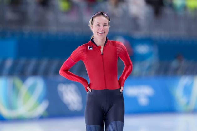 2026-02-20 - Milano Cortina 2026 Winter Olympics 1500m Women MILAN, ITALY - FEBRUARY 20: Ragne Wiklund of Norway during the 1500m Women on day 16 of the Milano Cortina 2026 Winter Olympics at the Milano Speed skating, Eisschnelllauf Arena on February 20, 2026 in Milan, Italy Milan Milano Speed Skating Arena Italy Content not available for redistribution in The Netherlands directly or indirectly through any third parties. Copyright: xAndrexWeeningx