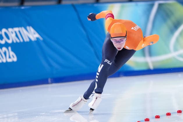 2026-02-20 - Milano Cortina 2026 Winter Olympics 1500m Women MILAN, ITALY - FEBRUARY 20: Antoinette Rijpma-De Jong of Netherlands during the 1500m Women on day 16 of the Milano Cortina 2026 Winter Olympics at the Milano Speed skating, Eisschnelllauf Arena on February 20, 2026 in Milan, Italy Milan Milano Speed Skating Arena Italy Content not available for redistribution in The Netherlands directly or indirectly through any third parties. Copyright: xAndrexWeeningx