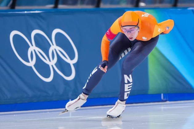 2026-02-20 - Milano Cortina 2026 Winter Olympics 1500m Women MILAN, ITALY - FEBRUARY 20: Antoinette Rijpma-De Jong of Netherlands during the 1500m Women on day 16 of the Milano Cortina 2026 Winter Olympics at the Milano Speed skating, Eisschnelllauf Arena on February 20, 2026 in Milan, Italy Milan Milano Speed Skating Arena Italy Content not available for redistribution in The Netherlands directly or indirectly through any third parties. Copyright: xAndrexWeeningx