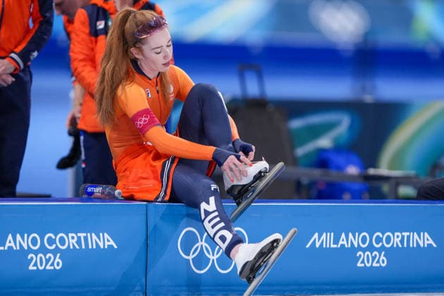 2026-02-20 - Milano Cortina 2026 Winter Olympics 1500m Women MILAN, ITALY - FEBRUARY 20: Antoinette Rijpma-De Jong of Netherlands during the 1500m Women on day 16 of the Milano Cortina 2026 Winter Olympics at the Milano Speed skating, Eisschnelllauf Arena on February 20, 2026 in Milan, Italy Milan Milano Speed Skating Arena Italy Content not available for redistribution in The Netherlands directly or indirectly through any third parties. Copyright: xAndrexWeeningx