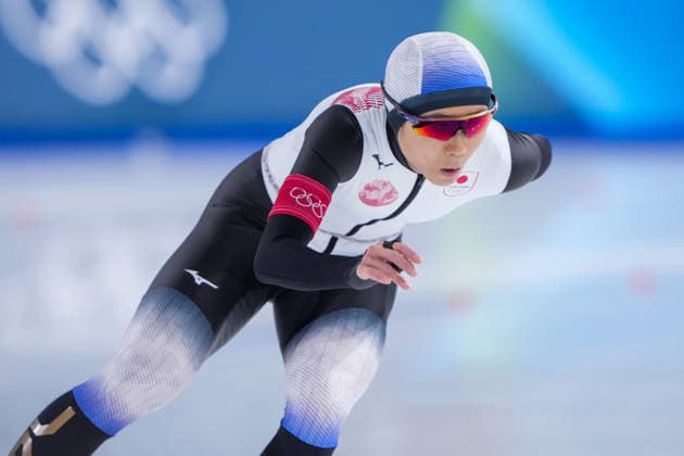 2026-02-20 - Milano Cortina 2026 Winter Olympics 1500m Women MILAN, ITALY - FEBRUARY 20: Miho Takagi of Japan during the 1500m Women on day 16 of the Milano Cortina 2026 Winter Olympics at the Milano Speed skating, Eisschnelllauf Arena on February 20, 2026 in Milan, Italy Milan Milano Speed Skating Arena Italy Content not available for redistribution in The Netherlands directly or indirectly through any third parties. Copyright: xAndrexWeeningx