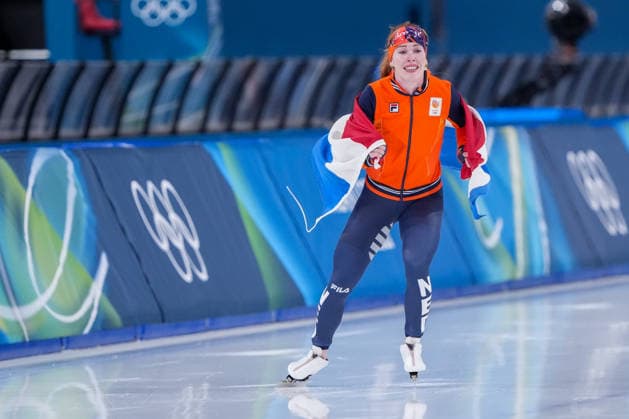 2026-02-20 - Milano Cortina 2026 Winter Olympics 1500m Women MILAN, ITALY - FEBRUARY 20: Antoinette Rijpma-De Jong of Netherlands during the 1500m Women on day 16 of the Milano Cortina 2026 Winter Olympics at the Milano Speed skating, Eisschnelllauf Arena on February 20, 2026 in Milan, Italy Milan Milano Speed Skating Arena Italy Content not available for redistribution in The Netherlands directly or indirectly through any third parties. Copyright: xAndrexWeeningx