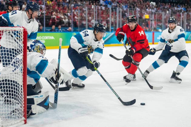 Ice hockey, Eishockey - Milano Cortina 2026 Winter Olympics: Day 14 Mikael Granlund during the Men s Playoffs Semi-final match between Canada and Finland of the Milano Cortina 2026 Winter Olympic Games, Olympische Spiele, Olympia, OS at Milano Santagiulia Ice Hockey Arena on February 20, 2026 in Milan, Italy. Milano Italy  Copyright: xAndrzejxIwanczukx originalFilename:iwanczuk-icehocke260220_np5bq.jpg