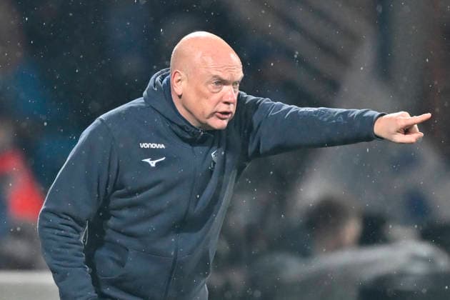 Uwe Rösler Roesler (Bochum) Gestik Geste gestikuliert 20.02.2026 Fussball VfL Bochum vs 1. FC Nuernberg, Vonovia Ruhrstadion, Bochum, DFB DFL REGULATIONS PROHIBIT ANY USE OF PHOTOGRAPHS AS IMAGE SEQUENCES AND OR QUASI-VIDEO