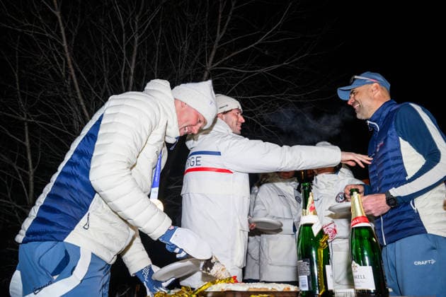260220 Johannes Dale-Skjevdal and Sturla Holm Laegreid of the Norwegian national biathlon team at a medal celebration during day 14 of the 2026 Winter Olympics on February 20, 2026 in Anterselva. Photo: Mathias Bergeld BILDBYRAN kod MB MB1340 skidskytte biathlon skiskyting Olympic Games, Olympische Spiele, Olympia, OS olympics winter olympics os ol olympiska spel vinter-os olympiske leker milano cortina 2026 milan cortina 2026 milano cortina 2026 olympic games milano cortina 2026 winter olympic games milano cortina-os milano cortina-ol vinter-ol 14 bbeng norge norway jubel *** 260220 Johannes Dale Skjevdal and Sturla Holm Laegreid of the Norwegian national biathlon team at a medal celebration during day 14 of the 2026 Winter Olympics on February 20, 2026 in Anterselva Photo Mathias Bergeld BILDBYRAN code MB MB1340 biathlon biathlon olympic games olympics olympics winter olympics os ol olympiska spel vinter os olympiske leker milano cortina 2026 milan cortina 2026 milano cortina 2026 olympic games milano cortina 2026 winter olympic games milano cortina os milano cortina ol vinter ol 14 bbeng norge norway jubel  Copyright: MATHIASxBERGELD BB260220MB123