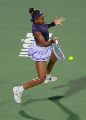 Coco Gauff, Dubai Duty Free Tennis Championships, Dubai, U.A.E. Copyright: xJuergenxHasenkopfx