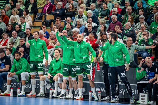 Handball Bundesliga; HSG Wetzlar - SC DHfK Leipzig, 20.02.26 HSG Wetzlar Bank Handball Bundesliga; HSG Wetzlar - SC DHfK Leipzig: Wetzlar, 20.02.26 Copyright: xBEAUTIFULxSPORTS Roeczeyx