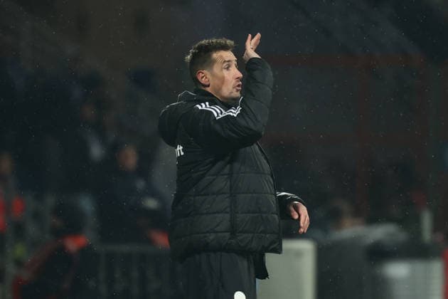 Bochum, Germany, 20.02.26,Cheftrainer Miroslav Klose (1.FC Nuernberg) gestikuliert während des Spiels der 2. Bundesliga zwischen VfL 1848 Bochum - 1. FC Nuernberg im Vonovia Ruhrstadion in Bochum. (Photo by Joachim Bywaletz) DFB DFL REGULATIONS PROHIBIT ANY USE OF PHOTOGRAPHS AS IMAGE SEQUENCES AND OR QUASI-VIDEO.
