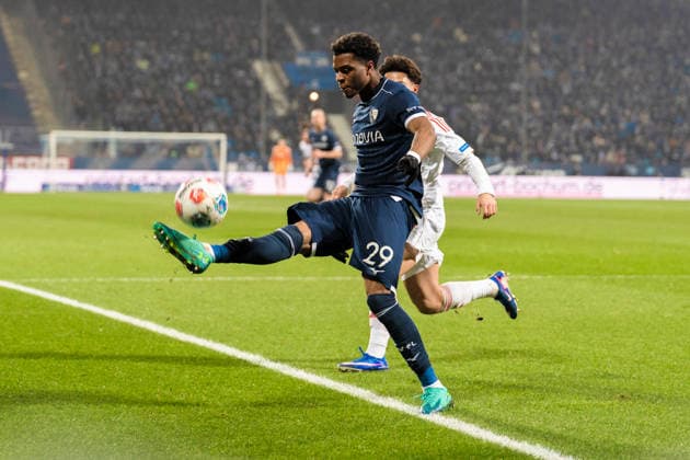 Deutschland: 2. Bundesliga 2025 2026 23. Spieltag, VfL Bochum vs. 1. FC Nürnberg Freitag, 20.02.2026 Vonovia Ruhr Stadion, Nordrhein-Westfalen Farid Alfa-Ruprecht (VfL Bochum, 29)