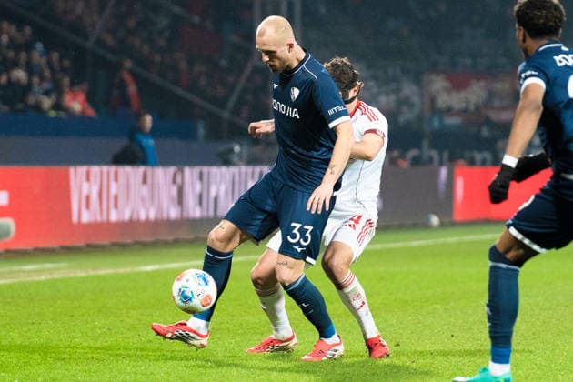 Deutschland: 2. Bundesliga 2025 2026 23. Spieltag, VfL Bochum vs. 1. FC Nürnberg Freitag, 20.02.2026 Vonovia Ruhr Stadion, Nordrhein-Westfalen Philipp Hofmann (VfL Bochum, 33)