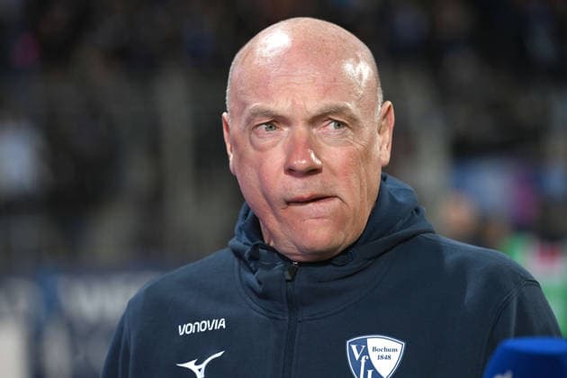 Trainer Uwe ROESLER (Rösler, BO) Fussball 2. Bundesliga, 23. Spieltag, matchday 23, VfL Bochum (BO) - 1. FC Nuernberg am 20.02.2026, Vonovia Ruhrstadion Bochum Deutschland. DFL regulations prohibit any use of photographs as image sequences and or quasi-video Ã‚Â