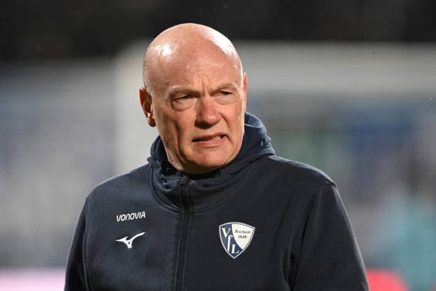 Trainer Uwe ROESLER (Rösler, BO) Fussball 2. Bundesliga, 23. Spieltag, matchday 23, VfL Bochum (BO) - 1. FC Nuernberg am 20.02.2026, Vonovia Ruhrstadion Bochum Deutschland. DFL regulations prohibit any use of photographs as image sequences and or quasi-video Ã‚Â