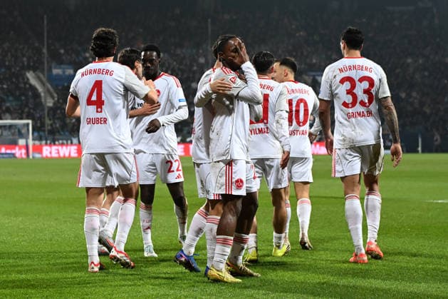 Mohamed Ali Zoma (1. FC Nuernberg) Torjubel, jubelt nach seinem Treffer zum 0:1 waehrend des spiels der 2. Bundesliga zwischen VfL Bochum und 1. FC Nürnberg, Vonovia Ruhrstadion am 20. February 2026 in Bochum, Deutschland. (Foto von Ralf Treese DeFodi Images) +++ Mohamed Ali Zoma (1. FC Nuernberg) celebrates after scoring his team™s first goal during the 2. Bundesliga match between VfL Bochum and 1. FC Nürnberg at Vonovia Ruhrstadion on February 20, 2026 in Bochum, Germany. (Photo by Ralf Treese DeFodi Images) (Photo by Ralf Treese DeFodi Images) -