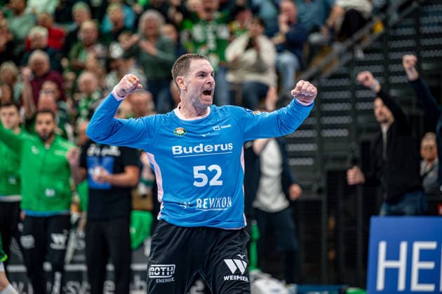 Handball Bundesliga; HSG Wetzlar - SC DHfK Leipzig, 20.02.26 Andreas Palicka (HSG Wetzlar, 52) Handball Bundesliga; HSG Wetzlar - SC DHfK Leipzig: Wetzlar, 20.02.26 Copyright: xBEAUTIFULxSPORTS Roeczeyx