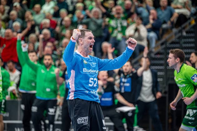 Handball Bundesliga; HSG Wetzlar - SC DHfK Leipzig, 20.02.26 Andreas Palicka (HSG Wetzlar, 52) Handball Bundesliga; HSG Wetzlar - SC DHfK Leipzig: Wetzlar, 20.02.26 Copyright: xBEAUTIFULxSPORTS Roeczeyx