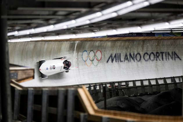 260220 Lea Haslwanter and Victoria Festin of Austria compete in 2-woman bobsleigh heat 1 during day 14 of the 2026 Winter Olympics on February 20, 2026 in Cortina. Photo: Jon Olav Nesvold BILDBYRAN COP 217 JE0126 Olympic Games, Olympische Spiele, Olympia, OS olympics winter olympics os ol olympiska spel vinter-os olympiske leker milano cortina 2026 milan cortina 2026 milano cortina 2026 olympic games milano cortina 2026 winter olympic games milano cortina-os milano cortina-ol vinter-ol 14bbeng bob bobsleigh dam *** 260220 Lea Haslwanter and Victoria Festin of Austria compete in 2 woman bobsleigh heat 1 during day 14 of the 2026 Winter Olympics on February 20, 2026 in Cortina Photo Jon Olav Nesvold BILDBYRAN COP 217 JE0126 olympic games olympics winter olympics os ol olympiska spel vinter os olympiske leker milano cortina 2026 milan cortina 2026 milano cortina 2026 olympic games milano cortina 2026 winter olympic games milano cortina os milano cortina ol vinter ol 14bbeng bob bobsleigh dam  Copyright: JONxOLAVxNESVOLD BB260220JE106