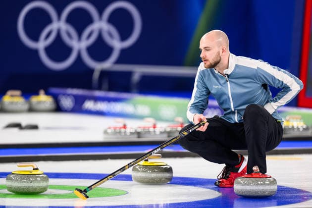 260220 Magnus Ramsfjell of Norway competes in a men s curling bronze medal match between Norway and Switzerland during day 14 of the 2026 Winter Olympics on February 20, 2026 in Cortina. Photo: Jon Olav Nesvold BILDBYRAN COP 217 JE0128 curling Olympic Games, Olympische Spiele, Olympia, OS olympics winter olympics os ol olympiska spel vinter-os olympiske leker milano cortina 2026 milan cortina 2026 milano cortina 2026 olympic games milano cortina 2026 winter olympic games milano cortina-os milano cortina-ol vinter-ol 14 bbeng schweiz sveits norge norway *** 260220 Magnus Ramsfjell of Norway competes in a men s curling bronze medal match between Norway and Switzerland during day 14 of the 2026 Winter Olympics on February 20, 2026 in Cortina Photo Jon Olav Nesvold BILDBYRAN COP 217 JE0128 curling olympic games olympics winter olympics os ol olympiska spel vinter os olympiske leker milano cortina 2026 milan cortina 2026 milano cortina 2026 olympic games milano cortina 2026 winter olympic games milano cortina os milano cortina ol vinter ol 14 bbeng schweiz sveits norge norway  Copyright: JONxOLAVxNESVOLD BB260220JE110