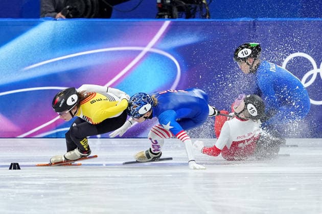 Italy s Arianna Fontana during the Short Track Speed skating, Eisschnelllauf Women s 1500m at the Milano Cortina 2026 Winter Olympics, in Milan (Italy) February 20, 2026 (Photo Claudio Furlan LaPresse)  Copyright: xClaudioxFurlan LaPressex