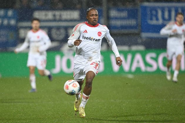 Mohamed Ali ZOMA (N) Aktion, Einzelaktion Fussball 2. Bundesliga, 23. Spieltag, matchday 23, VfL Bochum (BO) - 1. FC Nuernberg 1- am 20.02.2026, Vonovia Ruhrstadion Bochum Deutschland. DFL regulations prohibit any use of photographs as image sequences and or quasi-video Ã‚Â