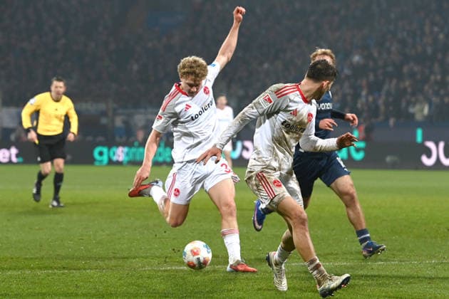 Piet SCOBEL (N) Torchance, Aktion, Fussball 2. Bundesliga, 23. Spieltag, matchday 23, VfL Bochum (BO) - 1. FC Nuernberg 1- am 20.02.2026, Vonovia Ruhrstadion Bochum Deutschland. DFL regulations prohibit any use of photographs as image sequences and or quasi-video Ã‚Â
