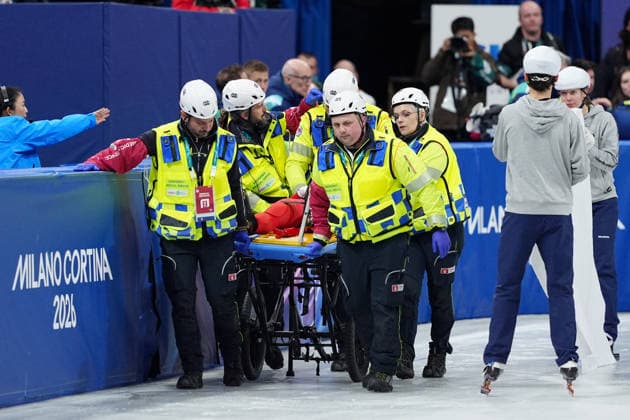 Polish s Kamila Sellier during the Short Track Speed skating, Eisschnelllauf Women s 1500m at the Milano Cortina 2026 Winter Olympics, in Milan (Italy) February 20, 2026 (Photo Claudio Furlan LaPresse)  Copyright: xClaudioxFurlan LaPressex