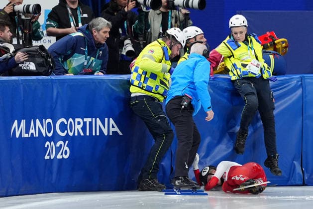 Polish s Kamila Sellier during the Short Track Speed skating, Eisschnelllauf Women s 1500m at the Milano Cortina 2026 Winter Olympics, in Milan (Italy) February 20, 2026 (Photo Claudio Furlan LaPresse)  Copyright: xClaudioxFurlan LaPressex