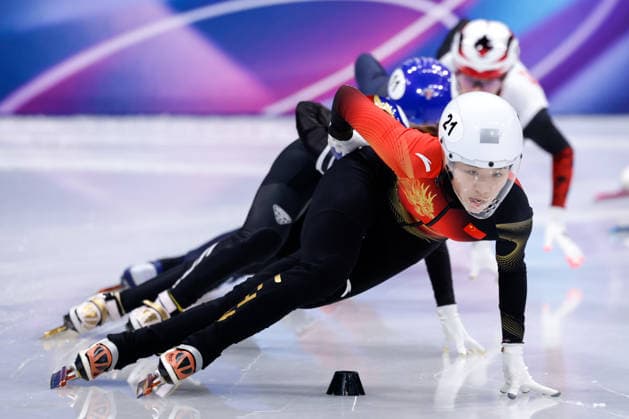 2026-02-20 Short Track Speed skating, Eisschnelllauf - Milano Cortina 2026 Winter Olympics - Day 14 MILAN, ITALY - FEBRUARY 20: Chutong Zhang of China competing in the Women s 1500m during Day 14 of Short Track Speed Skating - Milano Cortina 2026 Winter Olympics at Milano Ice Skating Arena on February 20, 2026 in Milan, Italy. (Photo by Joris Verwijst BSR Agency) Milan Italy Content not available for redistribution in The Netherlands directly or indirectly through any third parties. Copyright: xBSRxAgencyx