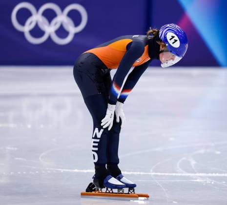 2026-02-20 Short Track Speed skating, Eisschnelllauf - Milano Cortina 2026 Winter Olympics - Day 14 MILAN, ITALY - FEBRUARY 20: Michelle Velzeboer of the Netherlands competing in the Women s 1500m during Day 14 of Short Track Speed Skating - Milano Cortina 2026 Winter Olympics at Milano Ice Skating Arena on February 20, 2026 in Milan, Italy. (Photo by Joris Verwijst BSR Agency) Milan Italy Content not available for redistribution in The Netherlands directly or indirectly through any third parties. Copyright: xBSRxAgencyx