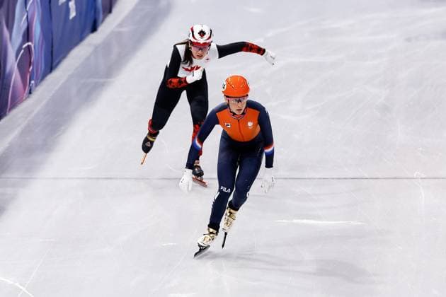 MILAN , 20-02-2026 , Milano Ice Skating Arena , Olympic Winter games, Winterspiele,Spiele, Summer games 2026 - Short Track 20-02 Women 1500m Semifinals , Picture shows Suzanne Schulting Olympic Winter Games 2026 - Short Track 20-02  x201766358x Copyright:
