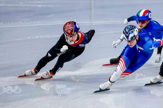 Minjeong Choi of Republic of Korea Women s 1500m Semifinals, Milano Cortina 2026 Winter Olympics: Day 14, Short Track Speed skating, Eisschnelllauf - Milano Cortina 2026 Winter Olympics: Day 14, Milano Speed Skating Stadium, February 20, 2026, Milan, Italy.
