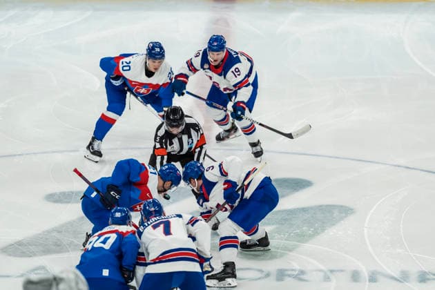 February 20, 2026, Milan, Lombardy, Italy: Team USA plays against Team Slovakia in the Mens Play-offs Semifinal game at the Milano Santagiulia Ice hockey, Eishockey Arena in MILAN, Italy during the 2026 Milano Cortina Winter Olympics. Olympics 2026: Milano Cortina: Ice Hockey Mens: Play Offs Semifinals: USA Vs SVK  - ZUMAa161 20260220_oly_a161_058 Copyright: xWalterxG.xArcex