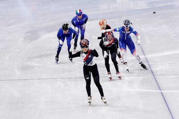 MILAN , 20-02-2026 , Milano Ice Skating Arena , Olympic Winter games, Winterspiele,Spiele, Summer games 2026 - Short Track 20-02 Women 1500m Final-a , Picture shows Gilli Kim (gold) Olympic Winter Games 2026 - Short Track 20-02  x201767823x Copyright:
