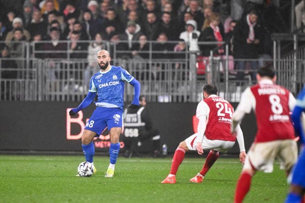 Stade Brestois 29 v Olympique de Marseille - Ligue 1 McDonald s 2025 2026 08 Himad ABDELLI (om) during the Ligue 1 McDonald s match between Brest and Marseille at Stade Francis-Le Ble on February 20, 2026 in Brest, France. Brest France  Copyright: xFEPx 776461932