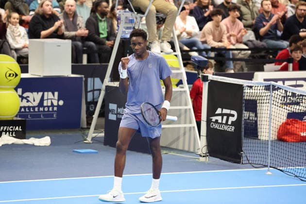 TENNIS : Play In Challenger Lille 2026 - ATP, Tennis Herren 125 Challenger Tour - 20 02 2026 MoÃ¯se KOUAME (France) au Play In Challenger Lille 2026, ATP 125 Challenger Tour, le 20 fÃ vrier 2026 - photo Laurent Sanson PsnewZ  Copyright: xLaurentxSANSONx xPsnewZx