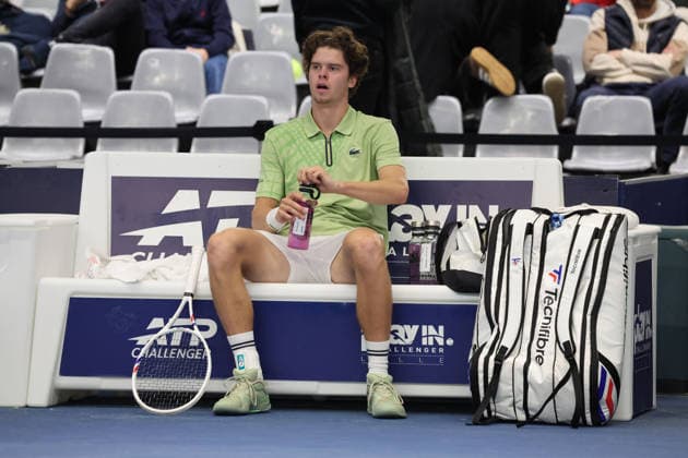 TENNIS : Play In Challenger Lille 2026 - ATP, Tennis Herren 125 Challenger Tour - 20 02 2026 Alexander BLOCKX (Belgique) au Play In Challenger Lille 2026, ATP 125 Challenger Tour, le 20 fÃ vrier 2026 - photo Laurent Sanson PsnewZ  Copyright: xLaurentxSANSONx xPsnewZx