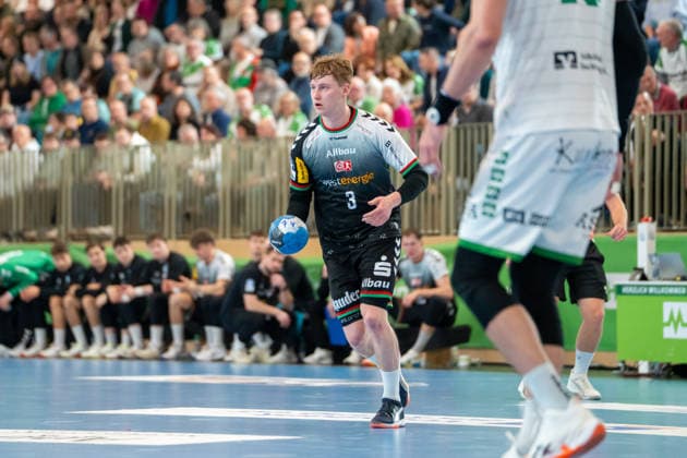 Handball I Herren I Saison 2025-2026 I 2. Bundesliga I 20. Spieltag I HC Oppenweiler Backnang - TUSEM Essen I 20.02.2026 Felix Mart (3, TUSEM Essen) Backnang Murrtal Arena Baden-Württemberg Deutschland Copyright: xLobeca MaxxPetershansx